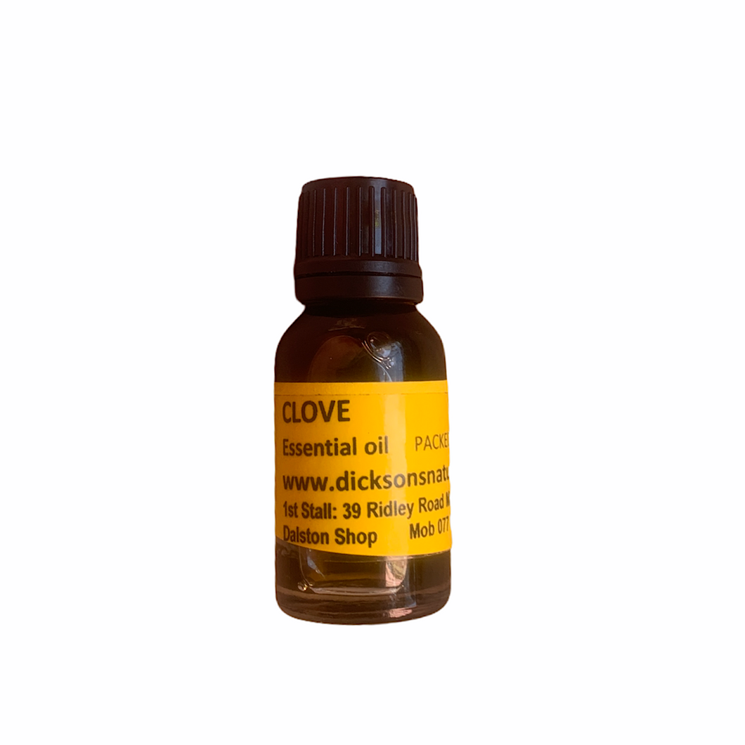 Dickson’s 100% CLOVE ESSENTIAL OIL (15ml)