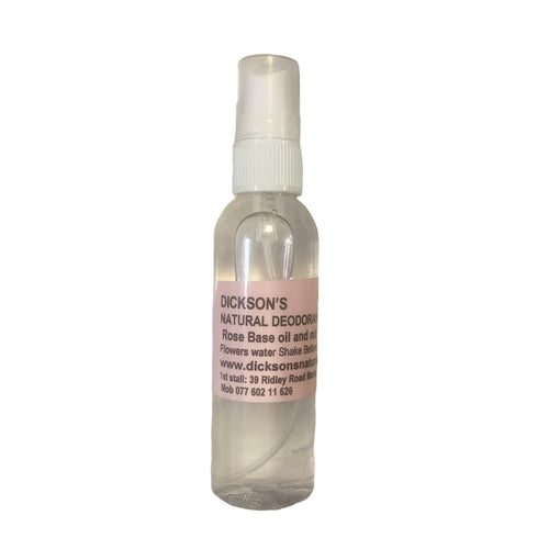 Dickson's NATURAL DEODORANT SPRAY - ROSE